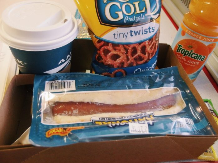 Amtrak Dining Car Food Hotdog