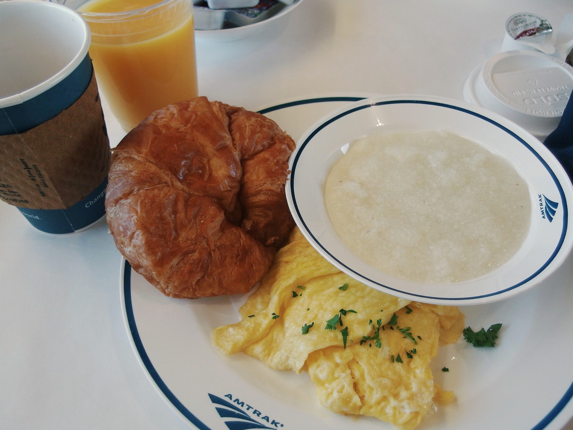 Amtrak Southwest Chief Dining Car Breakfast